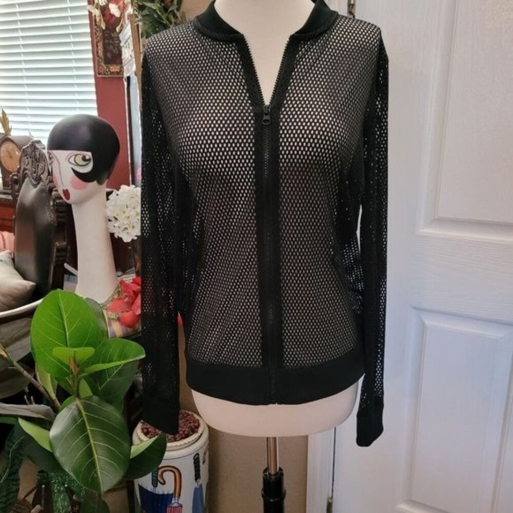Gym Victoria's Secret Victoria Sport Bomber Jacket Athletic Fishnet Small
